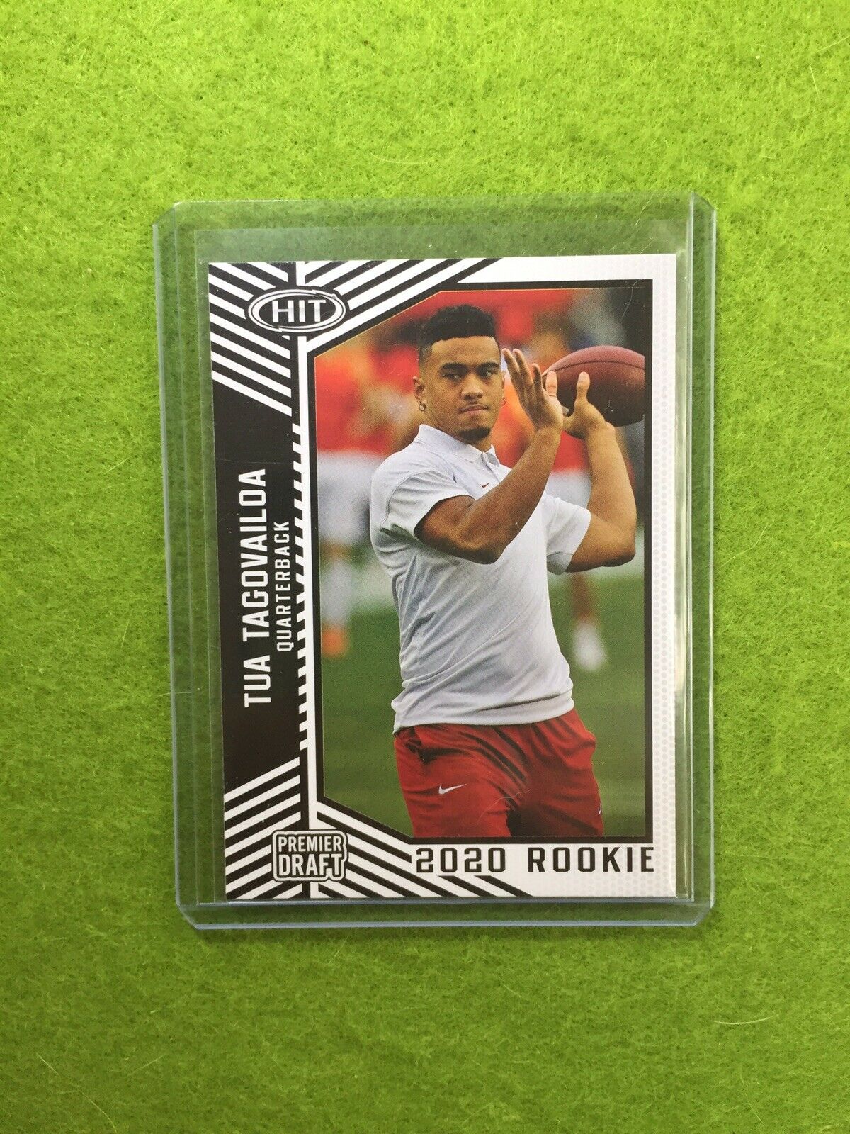 TUA TAGOVAILOA ROOKIE CARD JERSEY #13 ALABAMA RC 2020 Sage HIT Premier Draft #13