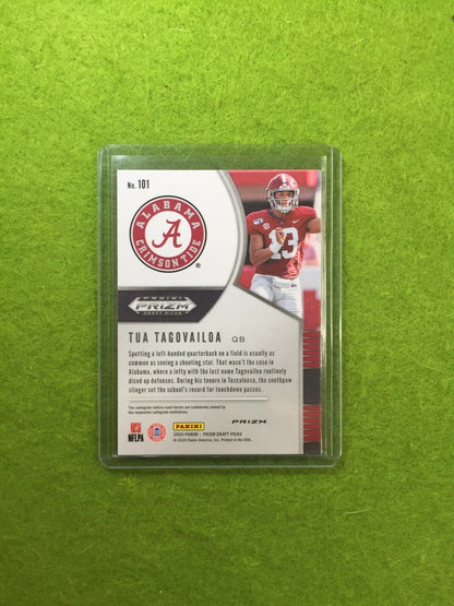 TUA TAGOVAILOA SILVER PRIZM ROOKIE CARD JERSEY #13 ALABAMA RC 2020 Panini Prizm