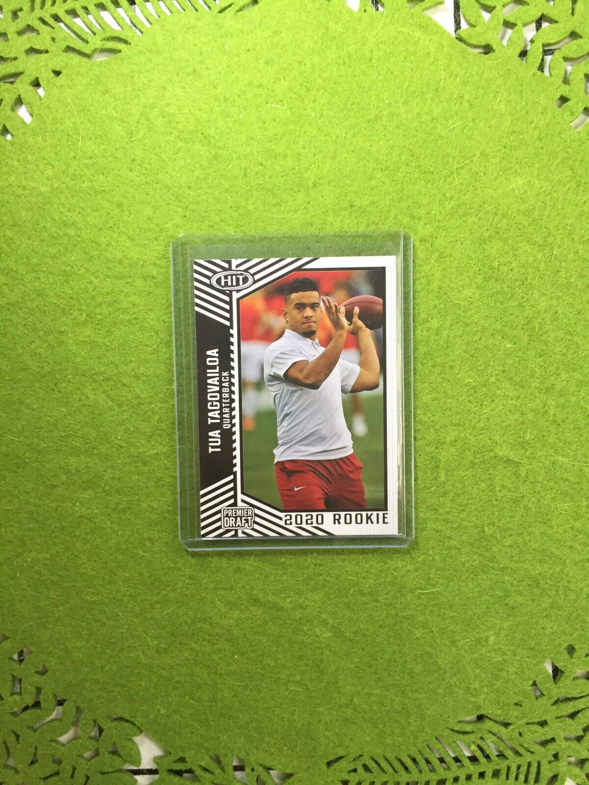 TUA TAGOVAILOA ROOKIE CARD JERSEY #13 ALABAMA RC 2020 Sage HIT Premier Draft #13