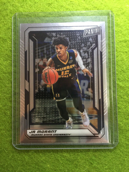 JA MORANT ROOKIE CARD JERSEY #12 MS SILVER CHROME SP GRIZZLIES 2019 National VIP