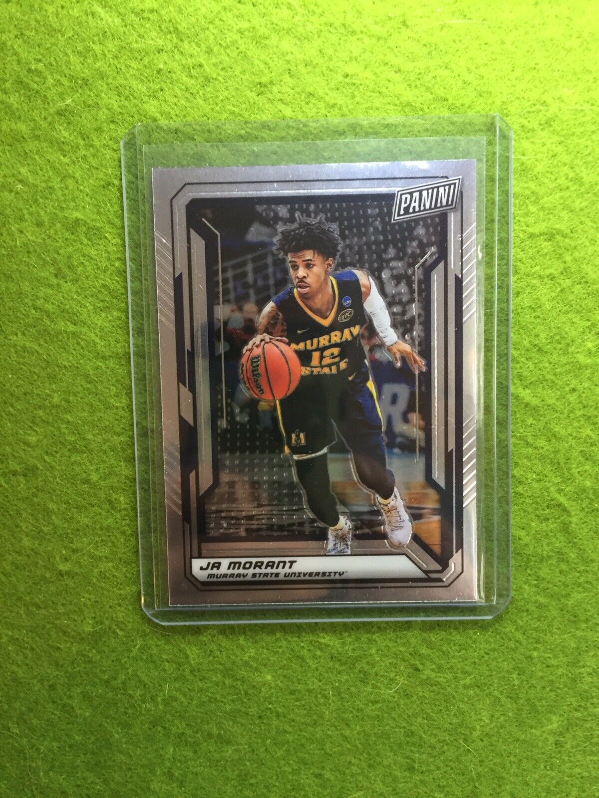 JA MORANT ROOKIE CARD JERSEY #12 MS SILVER CHROME SP GRIZZLIES 2019 National VIP