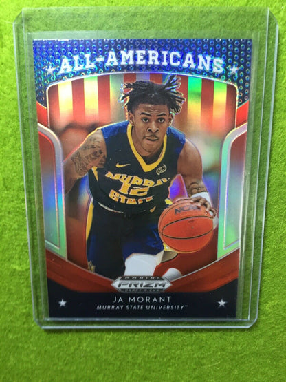 JA MORANT PRIZM ROOKIE CARD JERSEY #12 MURRAY STATE RC GRIZZLIES 2019 Prizm RED