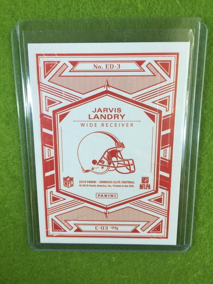 JARVIS LANDRY BROWNS JERSEY#80 CARD PRIZM Baker Mayfield's WR 2019 ELITE DECK SP