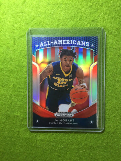 JA MORANT PRIZM ROOKIE CARD JERSEY #12 MURRAY STATE RC GRIZZLIES 2019 Prizm RED