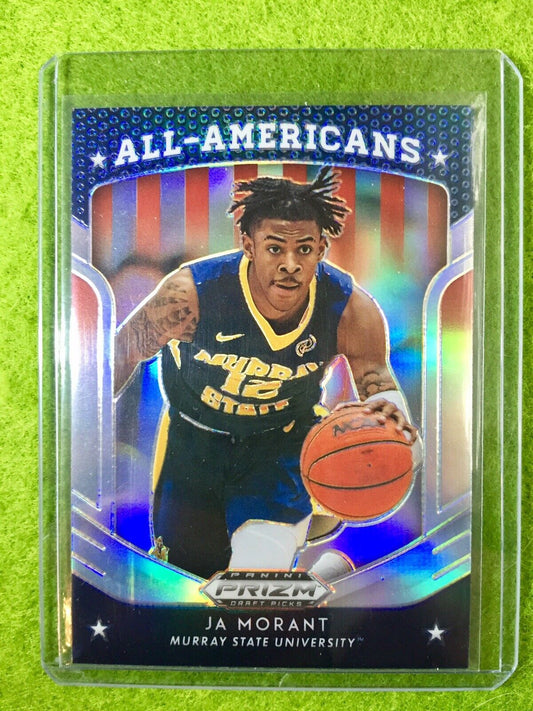 JA MORANT SILVER PRIZM ROOKIE CARD JERSEY #12 GRIZZLIES SP 2019 Prizm DraftPicks