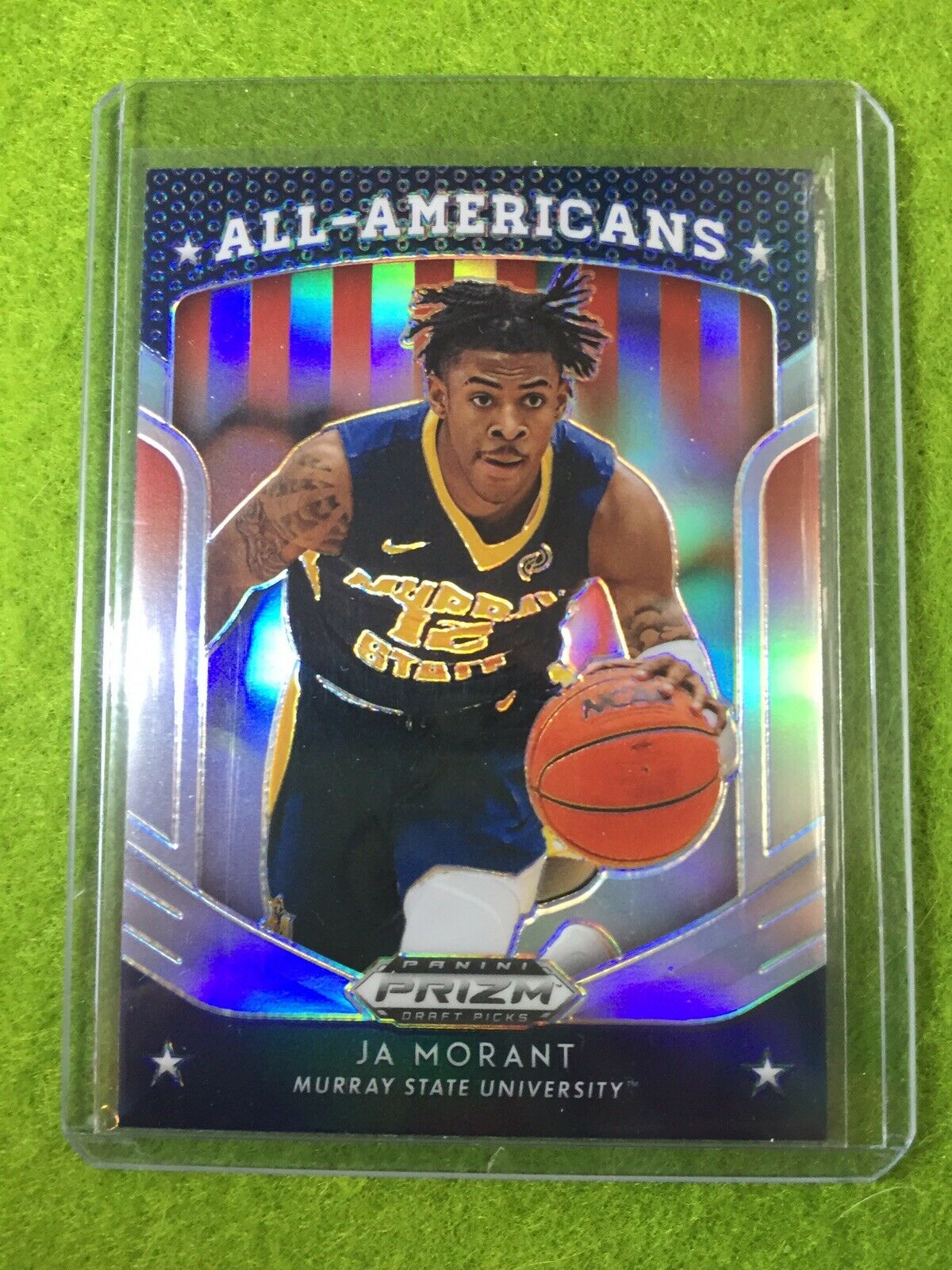 JA MORANT SILVER PRIZM ROOKIE CARD JERSEY #12 GRIZZLIES SP 2019 Prizm DraftPicks