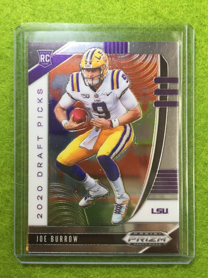 JOE BURROW PRIZM ROOKIE CARD JERSEY #9 LSU RC 2020 Panini Prizm DP BENGALS #1 rc