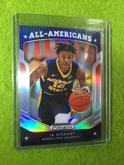 JA MORANT SILVER PRIZM ROOKIE CARD JERSEY #12 GRIZZLIES SP 2019 Prizm DraftPicks