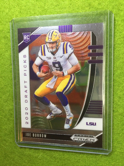 JOE BURROW PRIZM ROOKIE CARD JERSEY #9 LSU RC 2020 Panini Prizm DP BENGALS #1 rc