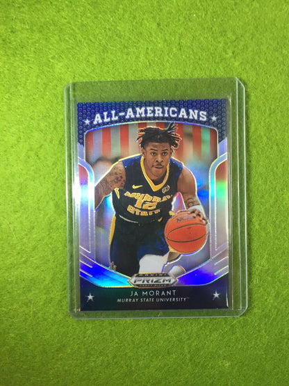 JA MORANT SILVER PRIZM ROOKIE CARD JERSEY #12 GRIZZLIES SP 2019 Prizm DraftPicks