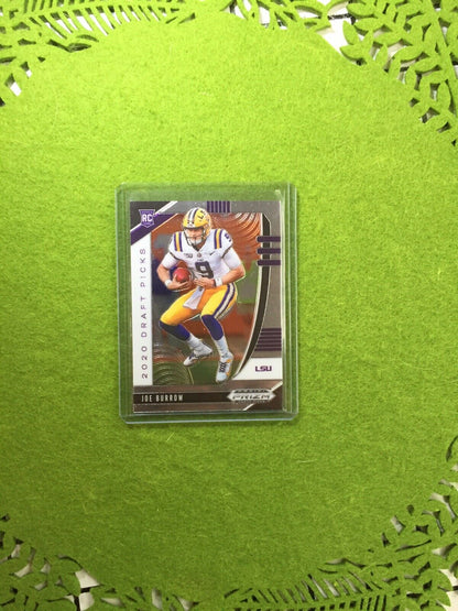 JOE BURROW PRIZM ROOKIE CARD JERSEY #9 LSU RC 2020 Panini Prizm DP BENGALS #1 rc