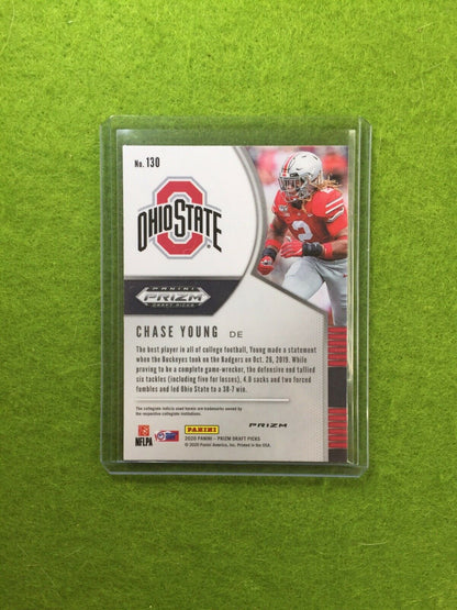 CHASE YOUNG PINK PULSAR PRIZM ROOKIE CARD JERSEY #2 OSU BUCS RC 2020 Prizm DP SP