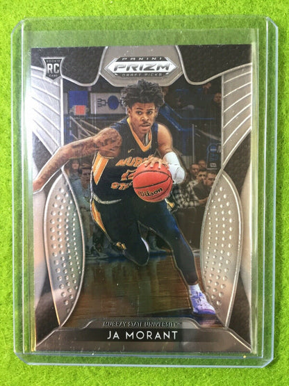 Ja Morant PRIZM ROOKIE CARD JERSEY #12 GRIZZLIES RC 2019 Prizm Draft Picks #2 rc