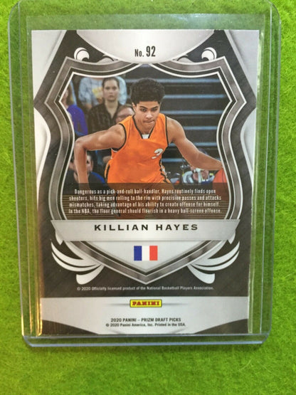 KILLIAN HAYES CRUSADE ROOKIE CARD JERSEY #3 FRANCE RC PISTONS 2020 Panini Prizm