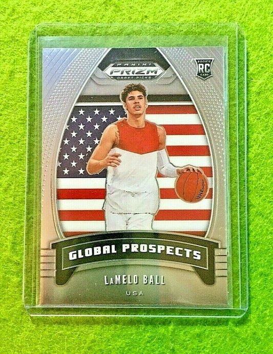 LAMELO BALL PRIZM ROOKIE CARD JERSEY #1 CHARLOTTE HORNETS 2020 Prizm Draft Picks