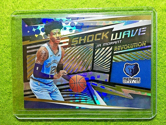 JA MORANT PRIZM ROOKIE CARD RC REFRACTOR 2019-20 Revolution SHOCK WAVE SP INSERT