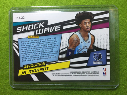 JA MORANT PRIZM ROOKIE CARD RC REFRACTOR 2019-20 Revolution SHOCK WAVE SP INSERT