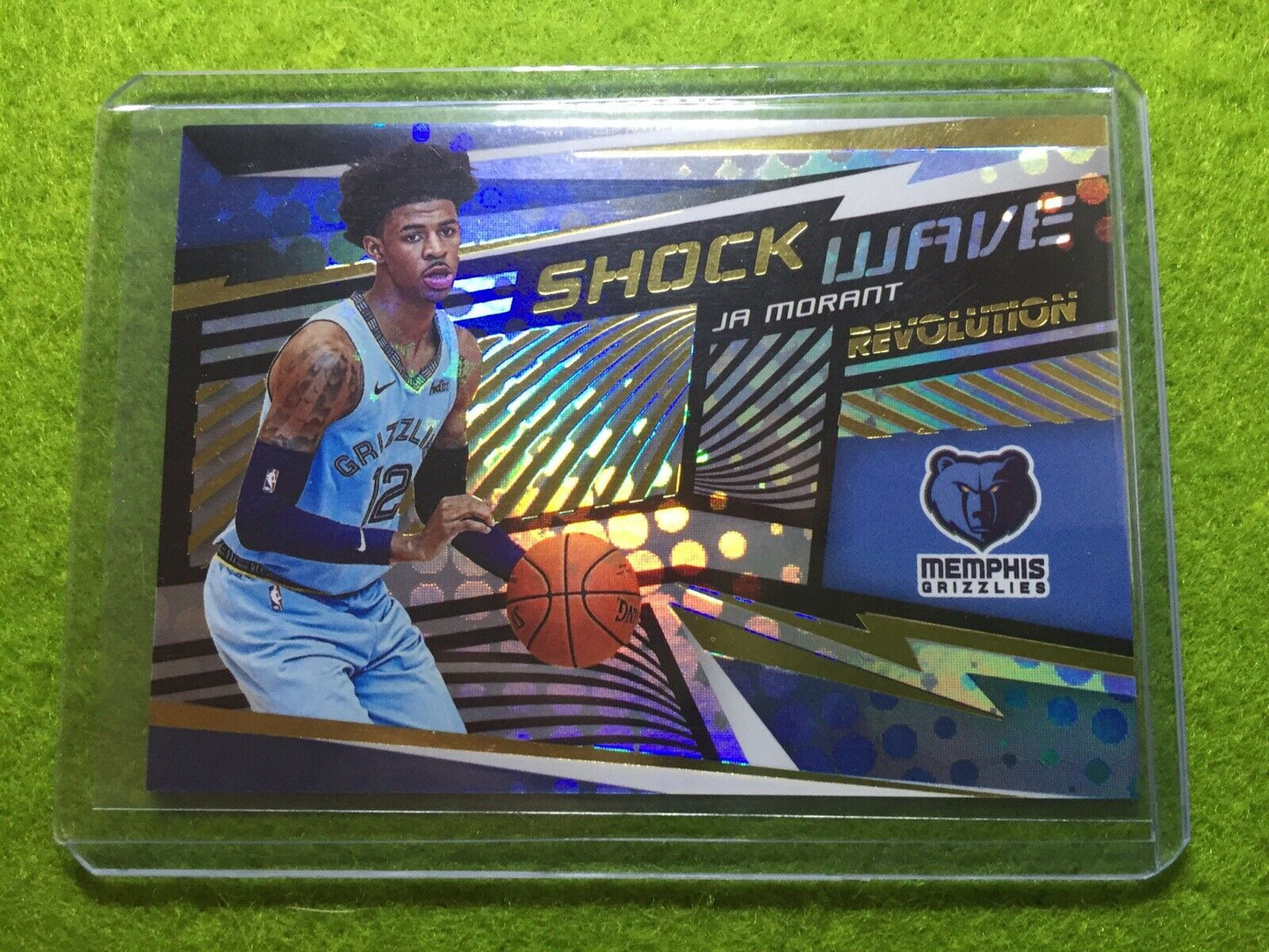 JA MORANT PRIZM ROOKIE CARD RC REFRACTOR 2019-20 Revolution SHOCK WAVE SP INSERT