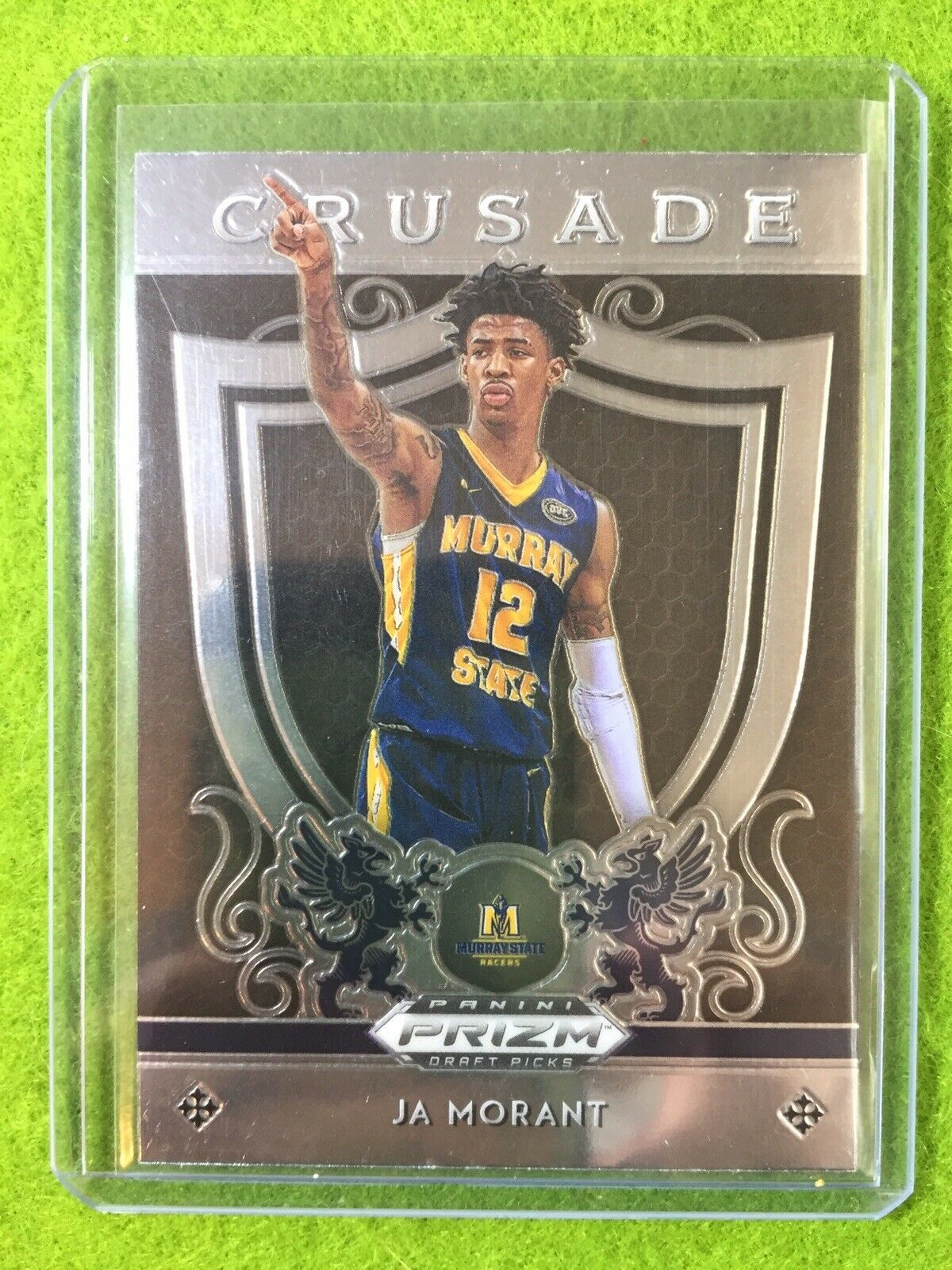 PANINI PRIZM Ja Morant ROOKIE CARD JERSEY #12 GRIZZLIES 2019 Draft Picks CRUSADE