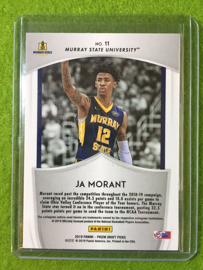 PANINI PRIZM Ja Morant ROOKIE CARD JERSEY #12 GRIZZLIES 2019 Draft Picks CRUSADE