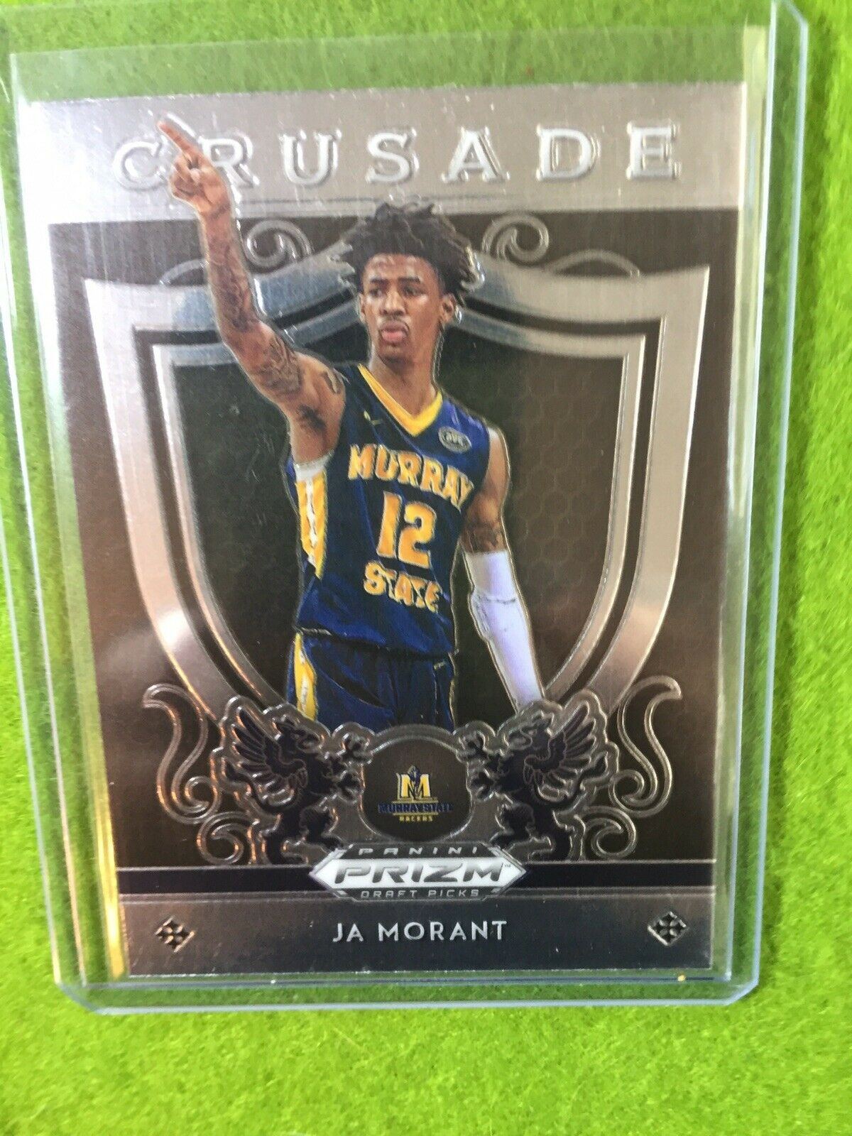 PANINI PRIZM Ja Morant ROOKIE CARD JERSEY #12 GRIZZLIES 2019 Draft Picks CRUSADE