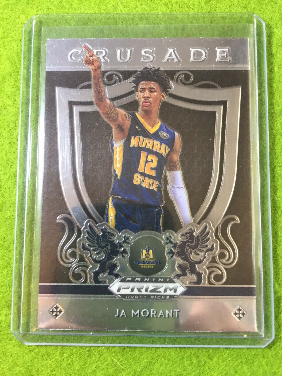 PANINI PRIZM Ja Morant ROOKIE CARD JERSEY #12 GRIZZLIES 2019 Draft Picks CRUSADE