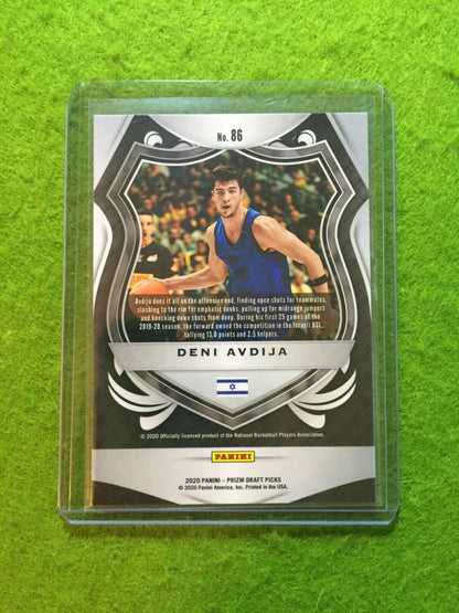 DENI AVDIJA PRIZM CRUSADE ROOKIE CARD JERSEY #8 ISRAEL RC WIZARDS SP 2020 Prizm