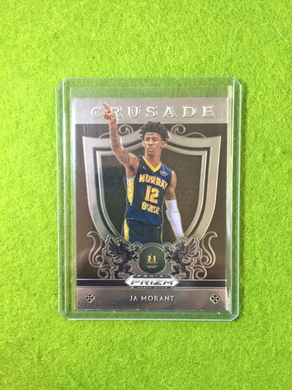 PANINI PRIZM Ja Morant ROOKIE CARD JERSEY #12 GRIZZLIES 2019 Draft Picks CRUSADE