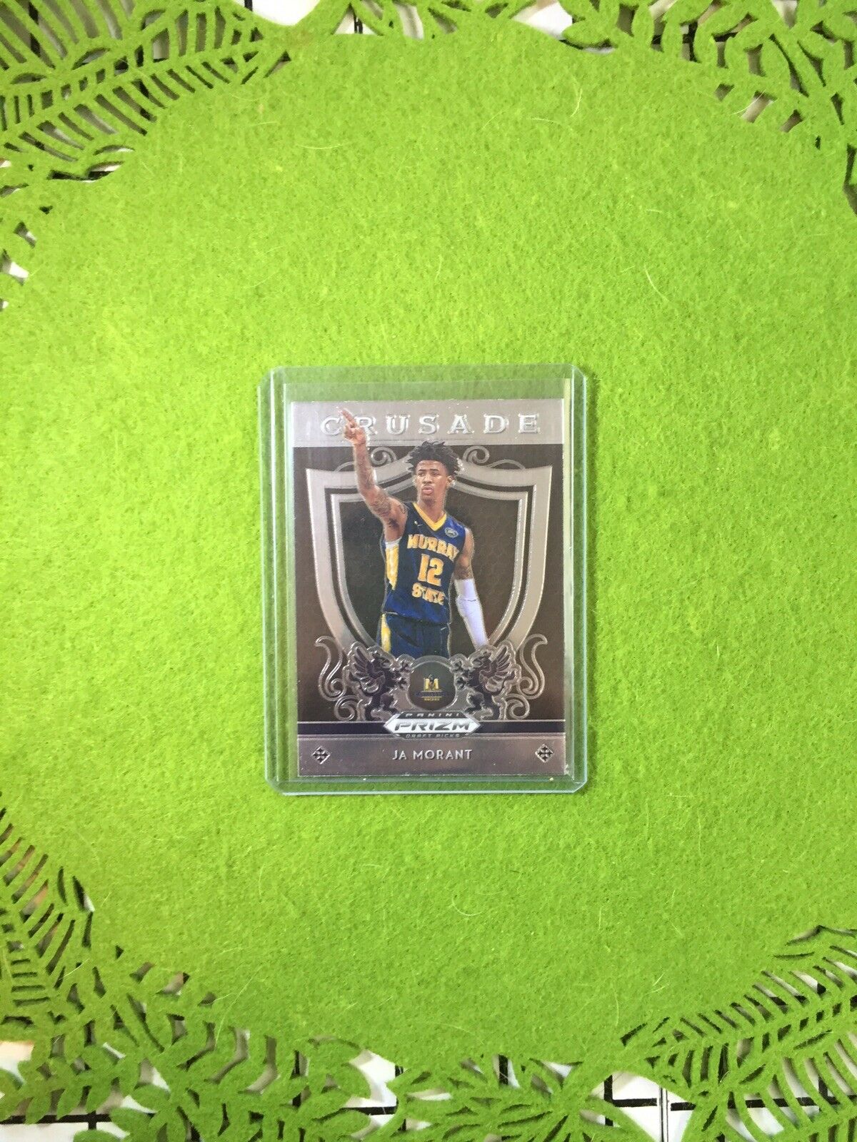 PANINI PRIZM Ja Morant ROOKIE CARD JERSEY #12 GRIZZLIES 2019 Draft Picks CRUSADE