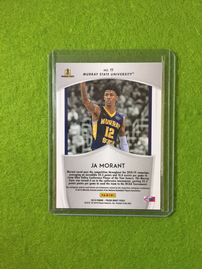 PANINI PRIZM Ja Morant ROOKIE CARD JERSEY #12 GRIZZLIES 2019 Draft Picks CRUSADE