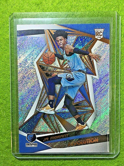 JA MORANT PRIZM RC ROOKIE CARD JERSEY #12 GRIZZLIES REFRACTOR 2019-20 Revolution