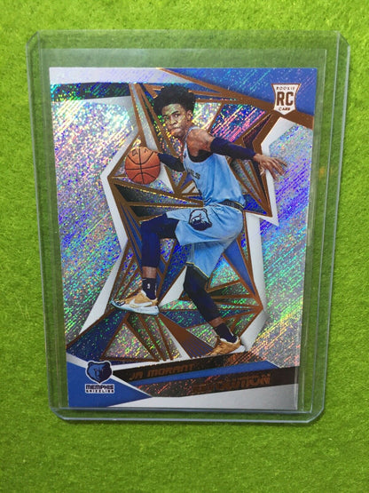 JA MORANT PRIZM RC ROOKIE CARD JERSEY #12 GRIZZLIES REFRACTOR 2019-20 Revolution