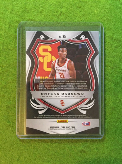 ONYEKA OKONGWU PRIZM CRUSADE ROOKIE CARD JERSEY #21 USC RC ATLANTA 2020 Prizm DP