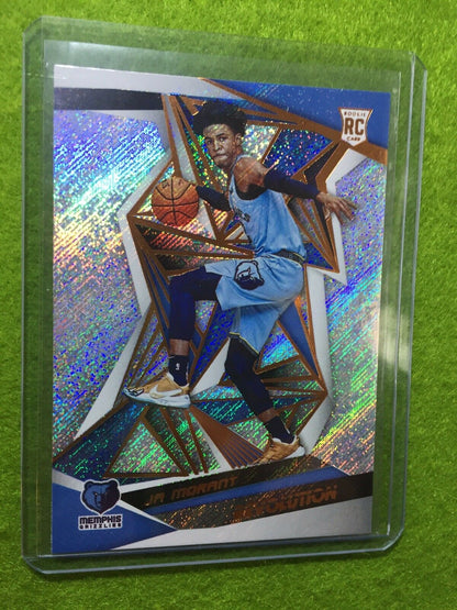 JA MORANT PRIZM RC ROOKIE CARD JERSEY #12 GRIZZLIES REFRACTOR 2019-20 Revolution