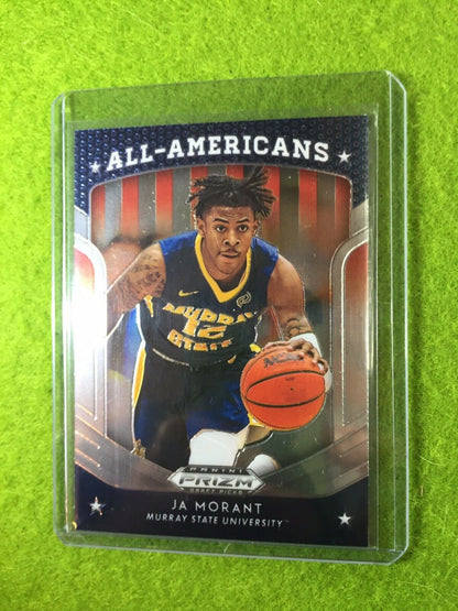 JA MORANT PRIZM ROOKIE CARD JERSEY #12 GRIZZLIES RC 2019 Panini Prizm DraftPicks