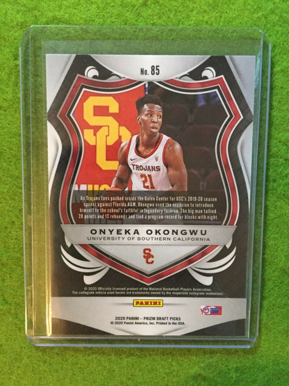 ONYEKA OKONGWU PRIZM CRUSADE ROOKIE CARD JERSEY #21 USC RC ATLANTA 2020 Prizm DP