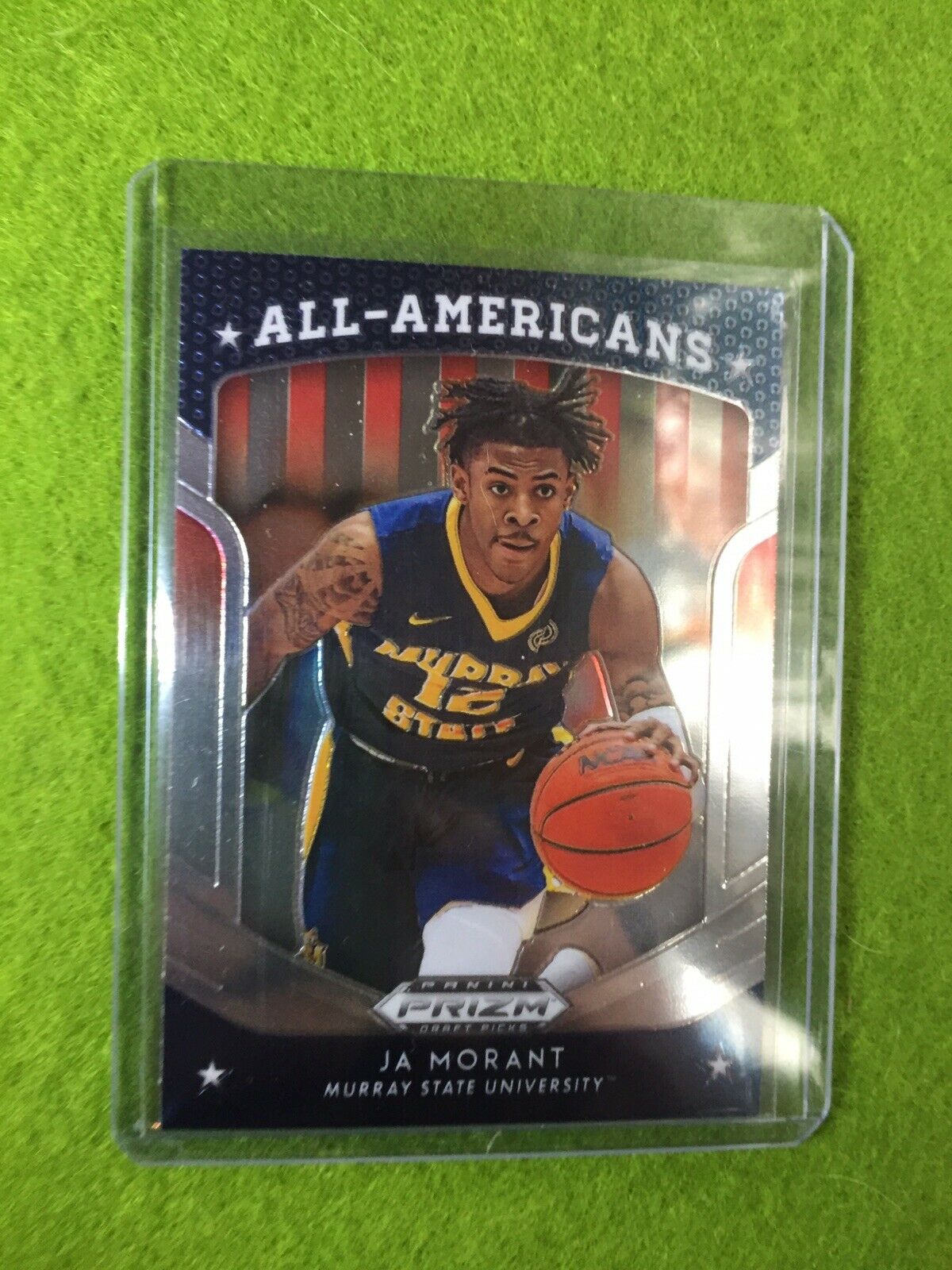 JA MORANT PRIZM ROOKIE CARD JERSEY #12 GRIZZLIES RC 2019 Panini Prizm DraftPicks