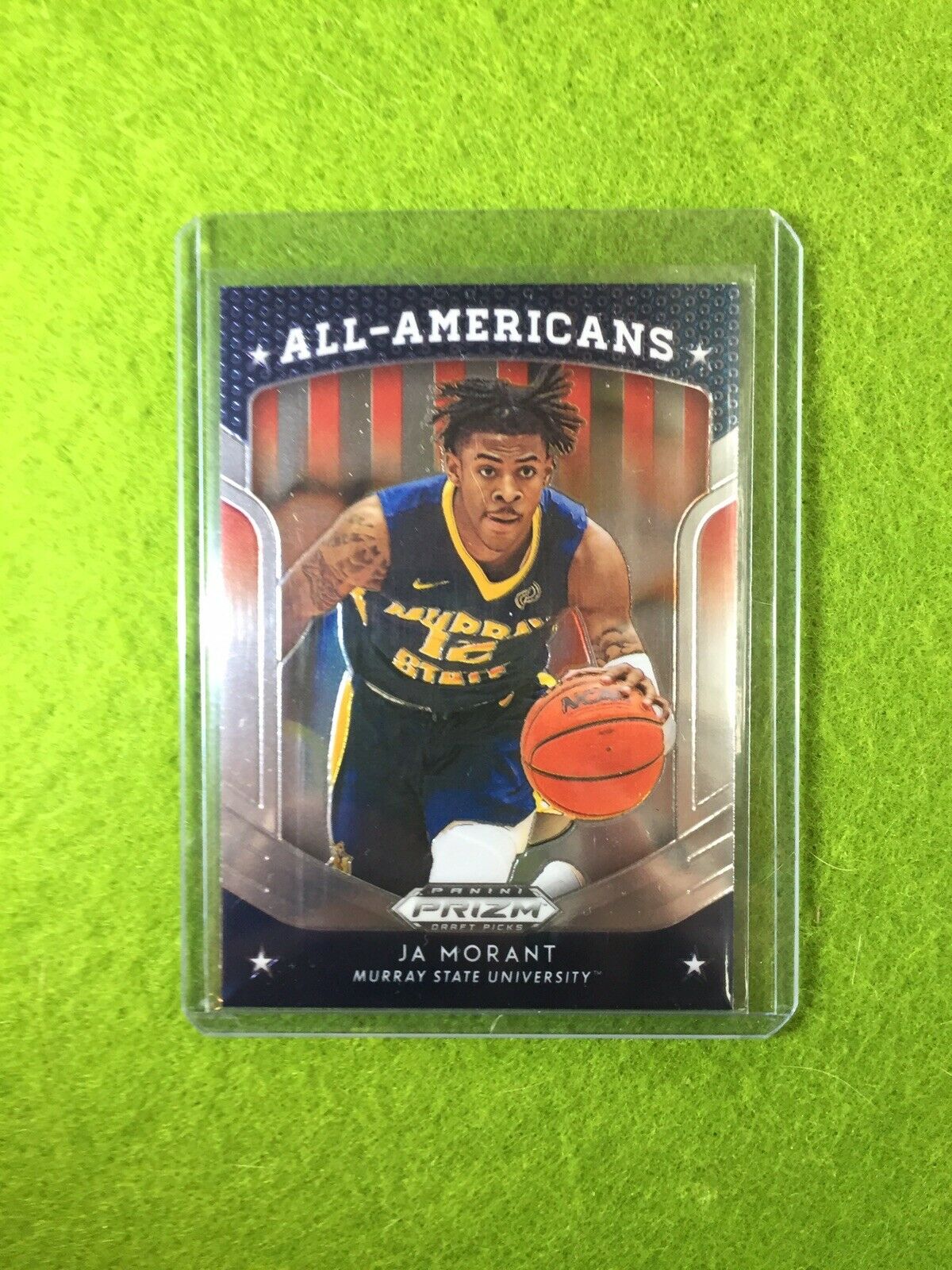 JA MORANT PRIZM ROOKIE CARD JERSEY #12 GRIZZLIES RC 2019 Panini Prizm DraftPicks