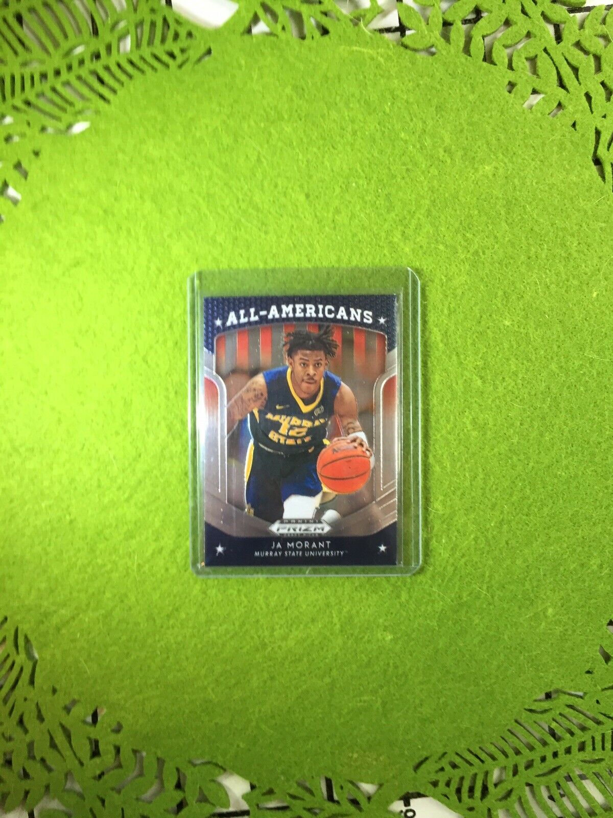 JA MORANT PRIZM ROOKIE CARD JERSEY #12 GRIZZLIES RC 2019 Panini Prizm DraftPicks