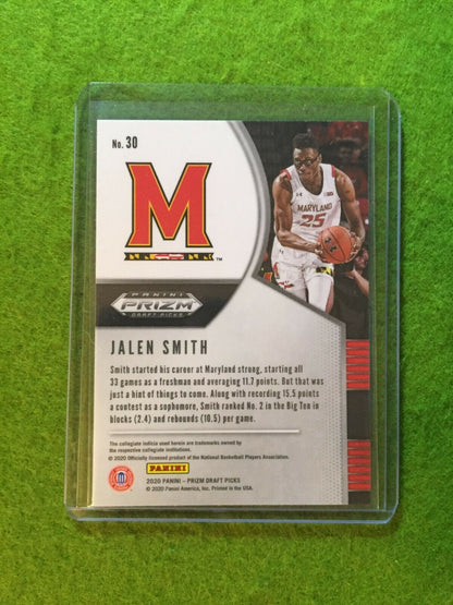 JALEN SMITH PRIZM ROOKIE CARD JERSEY #25 MARYLAND RC PHOENIX SUNS 2020 Prizm DP