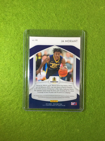 JA MORANT PRIZM ROOKIE CARD JERSEY #12 GRIZZLIES RC 2019 Panini Prizm DraftPicks