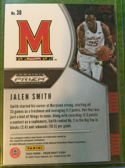 JALEN SMITH PRIZM ROOKIE CARD JERSEY #25 MARYLAND RC PHOENIX SUNS 2020 Prizm DP