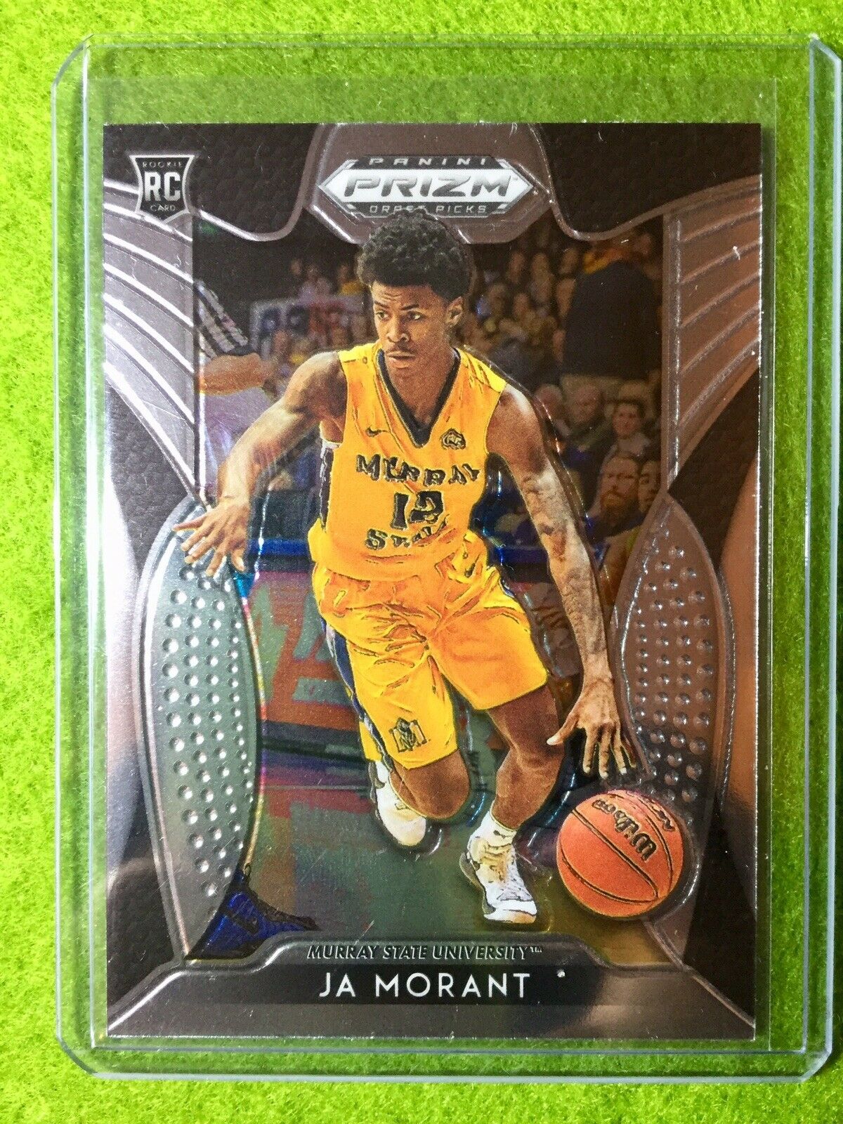 Ja Morant PRIZM ROOKIE CARD JERSEY #12 MS RC GRIZZLIES 2019 Prizm Draft Picks rc