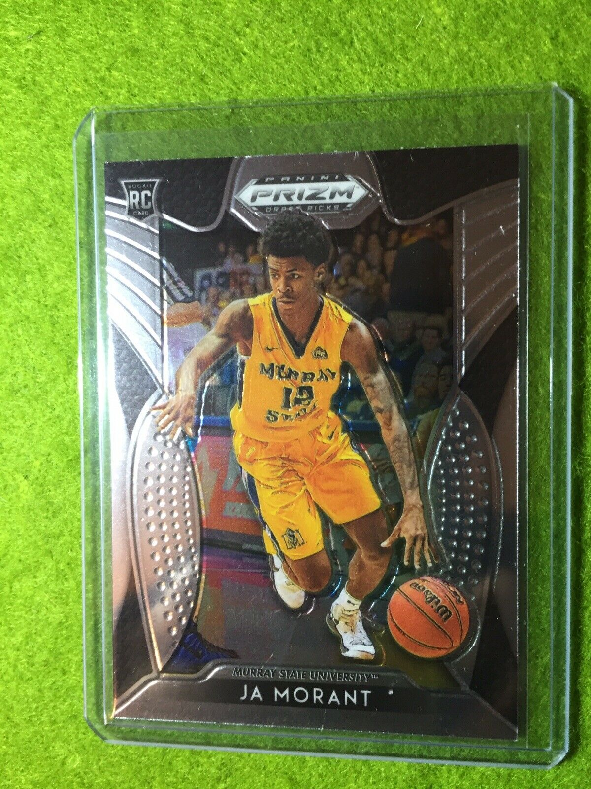 Ja Morant PRIZM ROOKIE CARD JERSEY #12 MS RC GRIZZLIES 2019 Prizm Draft Picks rc