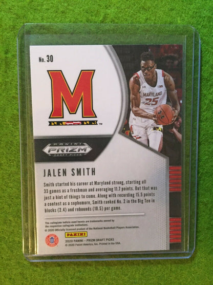 JALEN SMITH PRIZM ROOKIE CARD JERSEY #25 MARYLAND RC PHOENIX SUNS 2020 Prizm DP