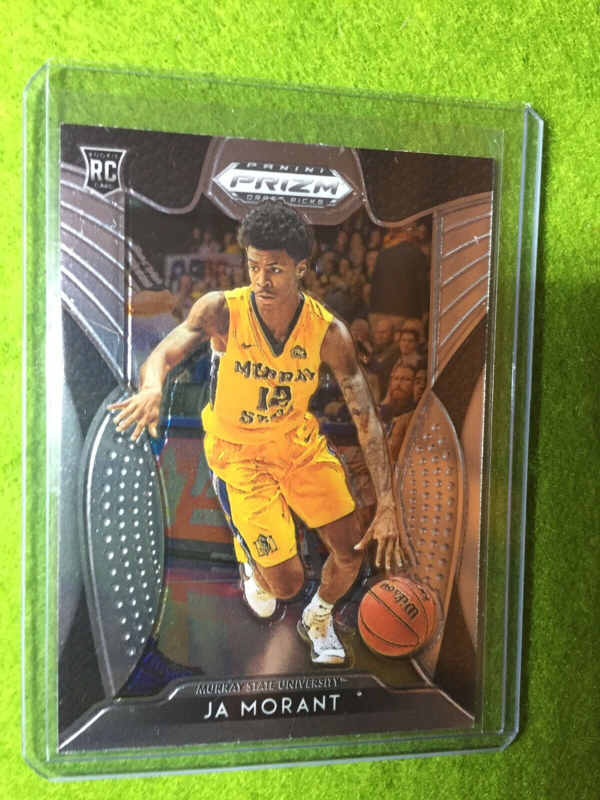 Ja Morant PRIZM ROOKIE CARD JERSEY #12 MS RC GRIZZLIES 2019 Prizm Draft Picks rc