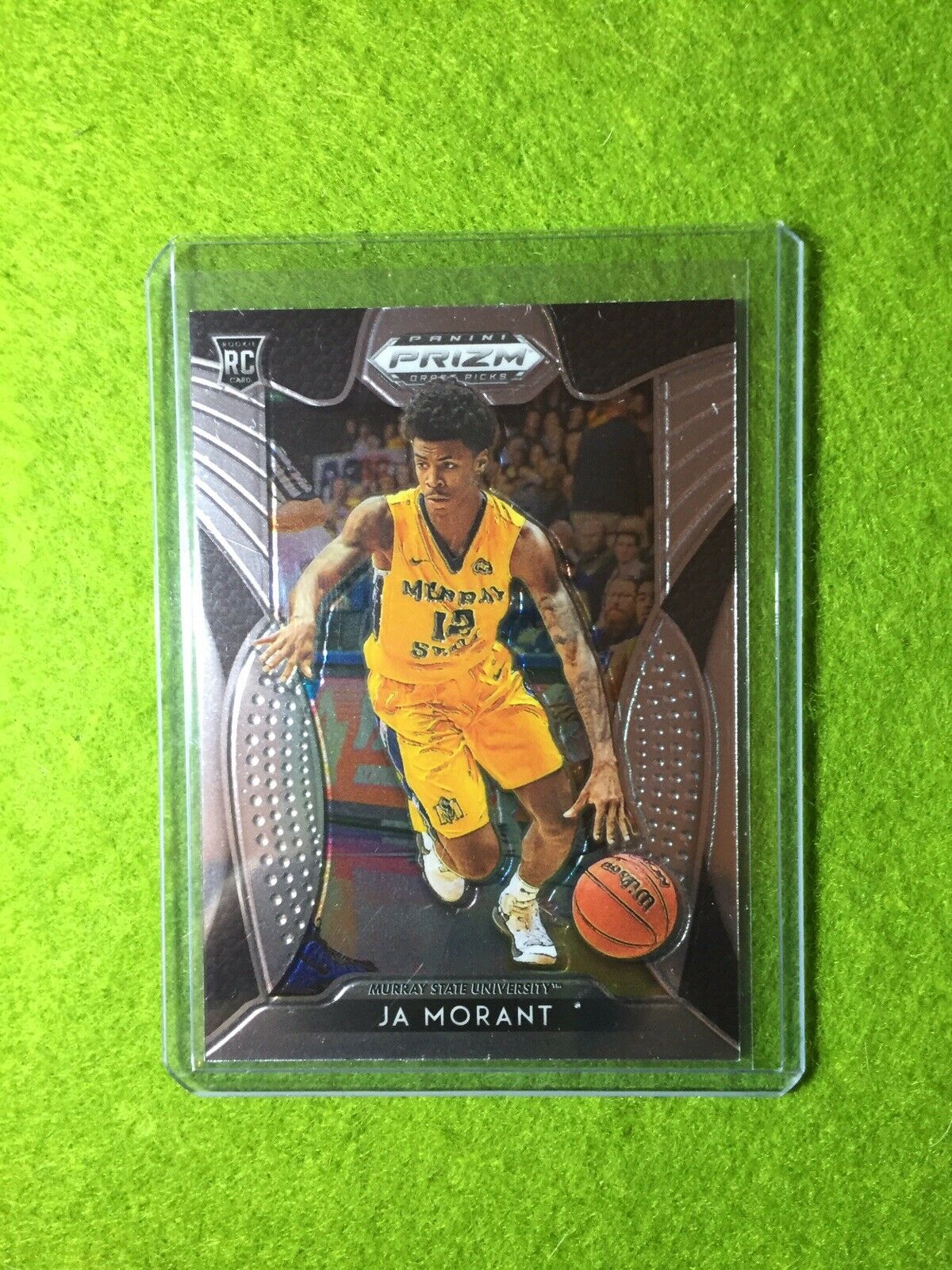 Ja Morant PRIZM ROOKIE CARD JERSEY #12 MS RC GRIZZLIES 2019 Prizm Draft Picks rc