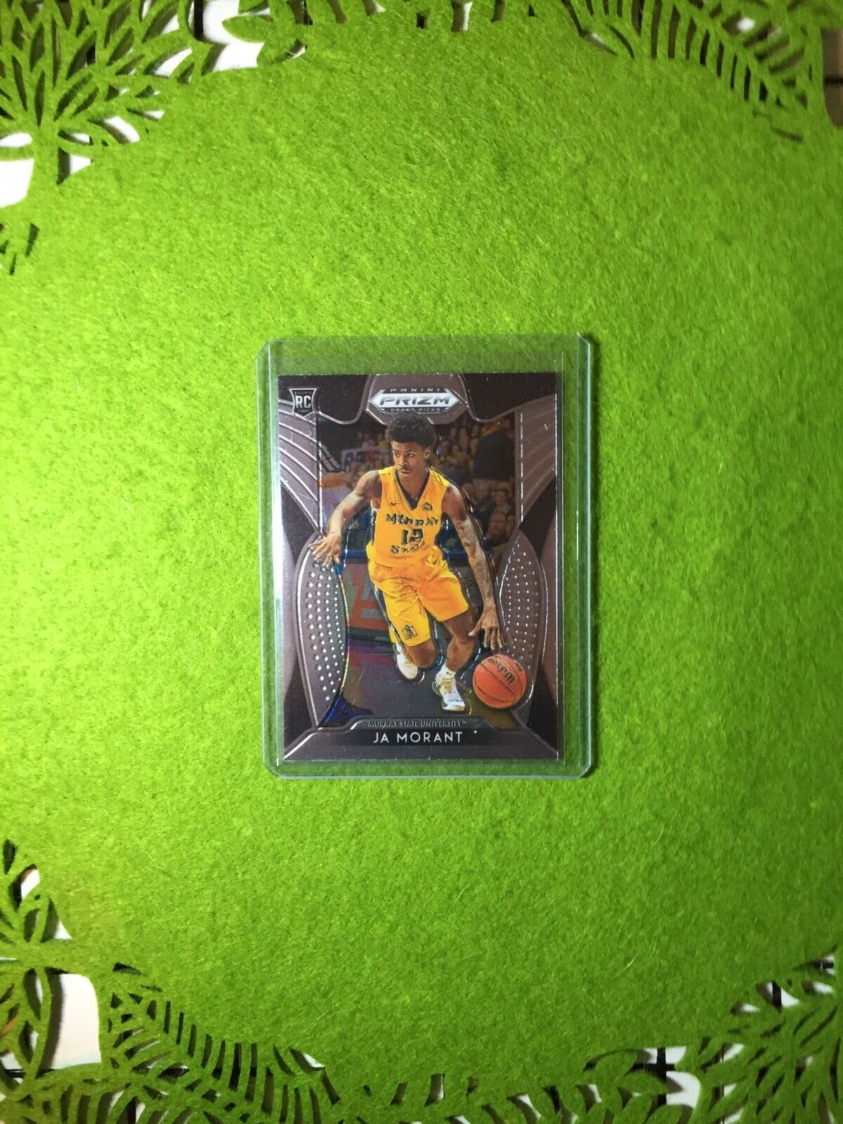 Ja Morant PRIZM ROOKIE CARD JERSEY #12 MS RC GRIZZLIES 2019 Prizm Draft Picks rc