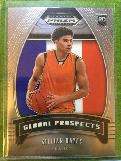 KILLIAN HAYES PRIZM ROOKIE CARD JERSEY #3 FRANCE RC PISTONS 2020 Prizm PROSPECTS