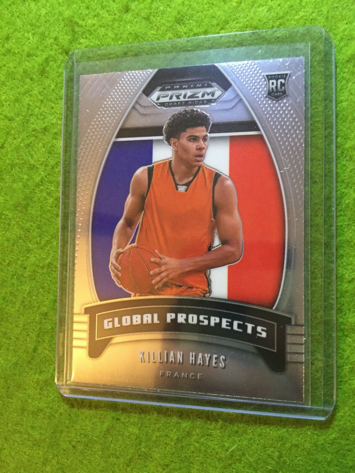 KILLIAN HAYES PRIZM ROOKIE CARD JERSEY #3 FRANCE RC PISTONS 2020 Prizm PROSPECTS